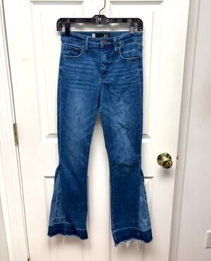 Kut From The Kloth Jeans, Ana Fab Ab High Rise, Unique Flared Hem Womens Size 00